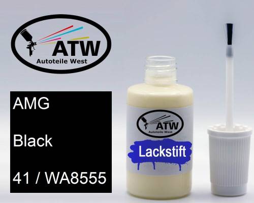 AMG, Black, 41 / WA8555: 20ml Lackstift, von ATW Autoteile West.